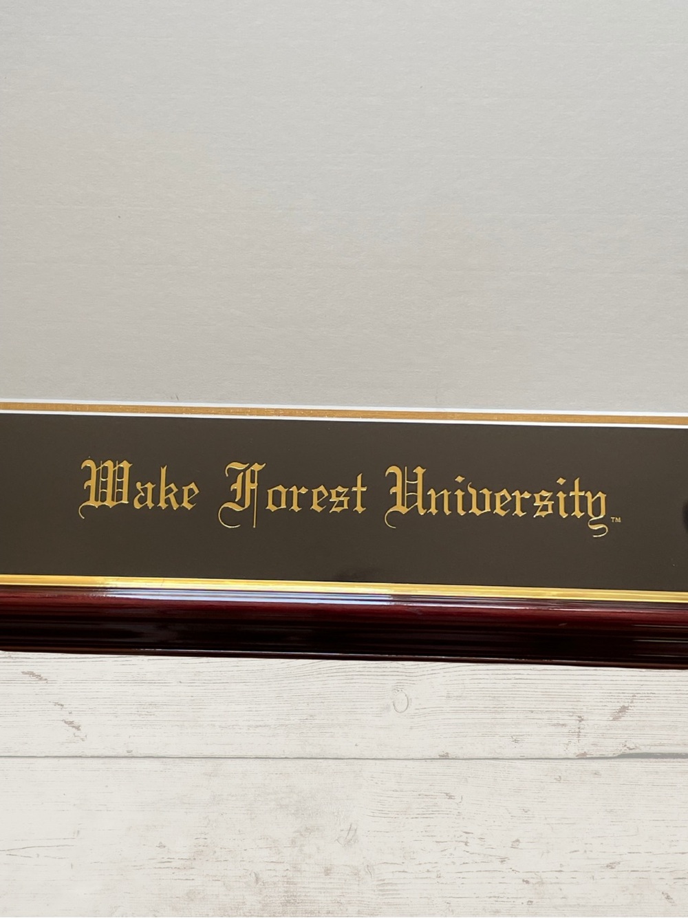 NWOT UNIVERSITY FRAMES Wake Forest Diploma Frame Campus Picture Double Opening - Picture 7 of 16